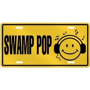   LISTEN SWAMP POP  LICENSE PLATE SIGN MUSIC: Home & Kitchen