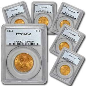  $10 Liberty Gold Eagle MS 62 PCGS Toys & Games