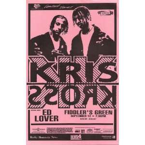  Kris Kross Ed Lover Original Concert Poster 1992