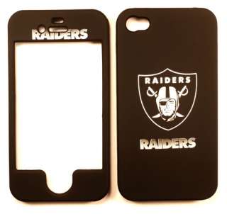 Oakland Raiders Apple iPhone 4 4G 4S Faceplate Case Cover Snap On 