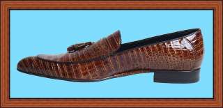 Mens Casadei 44 10 Loafers Italian Brown Authentic  