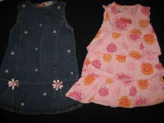   USED BABY GIRL 18 24 MONTHS, 2T Spring Summer Clothes Play Lot  
