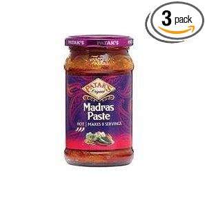 Pataks Madras Curry Paste, 10 Ounce Grocery & Gourmet Food