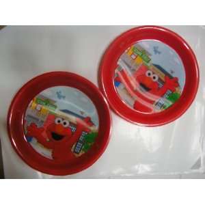  Sesame Street Elmo Snack Plate ~ 2 pc Set: Toys & Games
