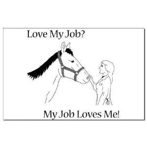  Love My Job Equine Veterinarian Mini Poster Print by 