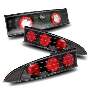  95 99 Mitsubishi Eclipse Black Tail Lights Automotive