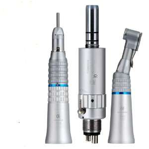 Brand NEW Dental Low Speed 4 Hole Handpiece Kit Contra Angle Straight 