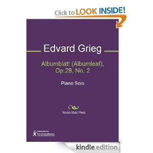   ), Op.28, No. 2 Sheet Music Edvard Grieg  Kindle Store