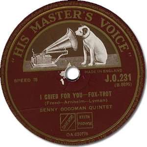  I Cried For You Benny Goodman Music