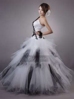 New Pageant One Shoulder A line Wedding Dress Bridal Ball Gown Size 