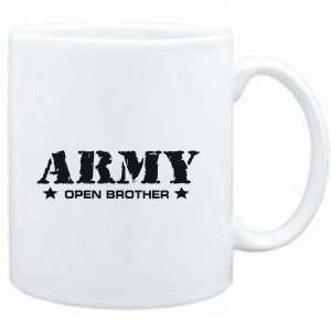    Mug White  ARMY Open Brother  Religions