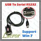 For Microsoft Vista Windows 7 1.5M USB To RS232 Serial Adapter Cable
