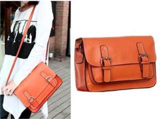 New Womans Pu Leather Messenger Bags Tote Handbags E69  