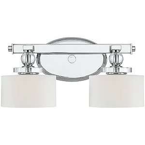 Vintage Hardware. Downtown 2 Light Bath Fixture in Polished Chrome