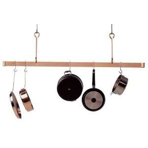  36 Inch Offset Hook Ceiling Bar Pot Rack: Kitchen & Dining
