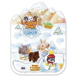  Giochi Preziosi   Snow in my Pocket pack 4 figurines 3 cm 