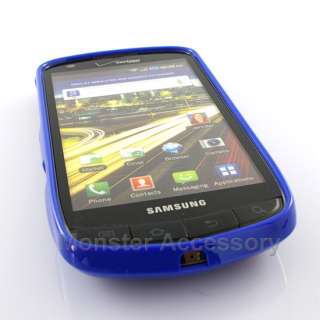 Protect your Samsung Droid Charge with Blue X Matrix Hard Cover Case
