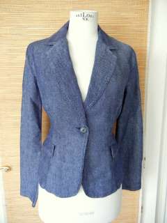 GIORGIO ARMANI Suit Chic Casual Linen Denim fits 8  