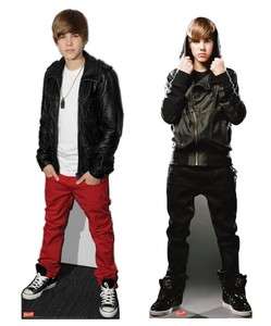 JUSTIN BIEBER 2 LIFESIZE COLLECTION STANDEE STAND UPS  