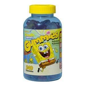  Spongebob Multivitamin Gummies, 240 ea Health & Personal 