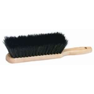   453 14 Wood Counter and Bench Duster Brush   Black Natural Horsehair