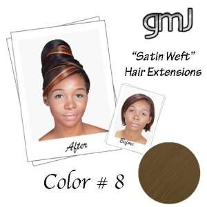   Color# 8   Nutmeg   Light Golden Brown) 100% Human Remy Hair Extension
