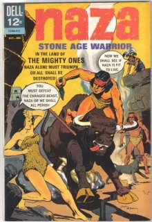 Naza Stone Age Warrior Comic Book #8 Dell 1965 FINE+  