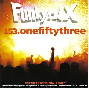 Funkymix 153 CD Ultimix Records T Pain,Willow,Bruno Mars,Drake,Chris 