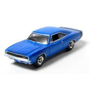  1968 Dodge Charger R/T 1/64 Blue: Toys & Games