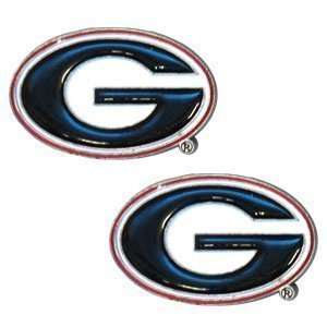 Georgia Bulldogs Studded Earrings   NCAA College Athletics Fan Shop 