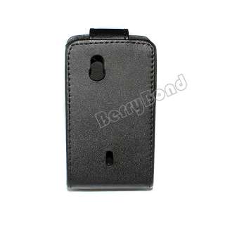 Leather Flip Case for Sony Ericsson Xperia Mini Pro 2 II SK17i phone 