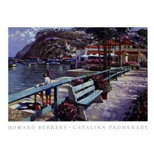  Catalina Promenade by Howard Behrens 36x27