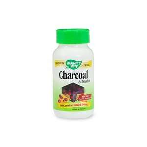  Natures Way Activated Charcoal, Capsules 100ea: Health 