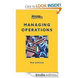 Managing Operations (Chartered Institute of Marketing) Alan Hart, Bob 