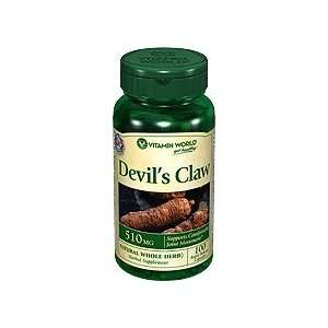  Devils Claw 510 mg. 100 Capsules