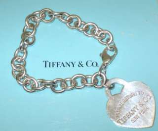 TIFFANY & CO Sterling X Large Return To Tiffany Heart Tag Charm 