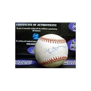 Chub Feeney autographed National League Baseball:  Sports 