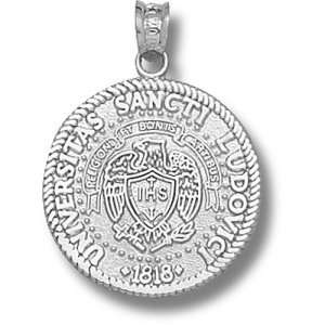  St. Louis University Seal Official 3/4 Pendant (Silver 