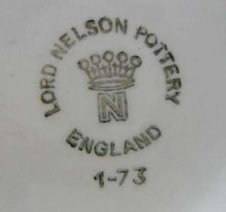 LORD NELSON POTTERY PITCHER  MADE ENGLAND  MEDIUM SIZE  
