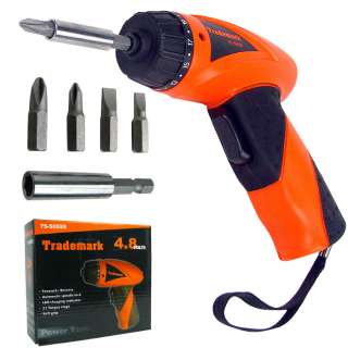 Power Cordless Screwdriver Kit + accessories & Charger  