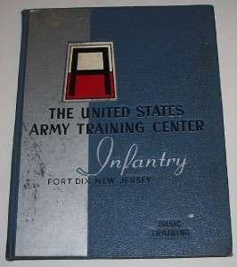 1959 FORT DIX US ARMY INFANTRY YEAR BOOK Basic Training  