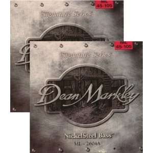  Dean Markley 2604A Nickel Steel Bass Strings (.045 .105 