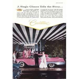 1957 Ad Cadillac El Dorado Pink Hardtop Beverly Hills Club 