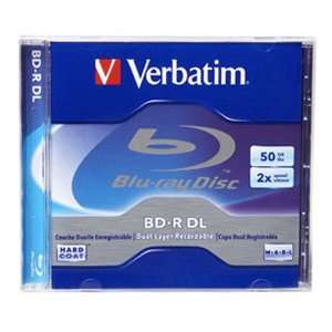  VERBATIM Disc, Blu ray, Dual Layer, 50GB, 2X, Branded 