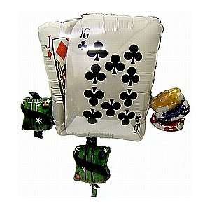 Poker Party Cluster 30 inch Balloon