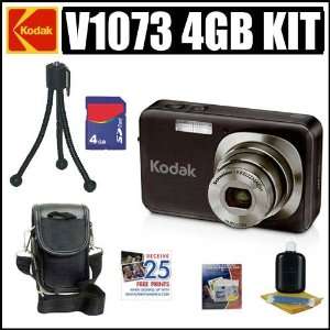 Kodak Easyshare V1073 10MP Digital Camera + 4GB Accessory Outfit 