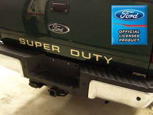 Ford F250 Super Duty Tailgate Letters Inserts Stickers  