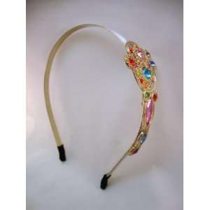  NEW Multi Colored Jeweled Headband, Limited.: Beauty