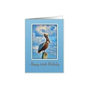  Birthday, 104th, Brown Pelican on Post Card Toys & Games