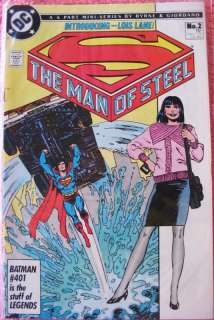 SUPERMAN #2 DC Comics 1986 Lois Lane Man of Steel  